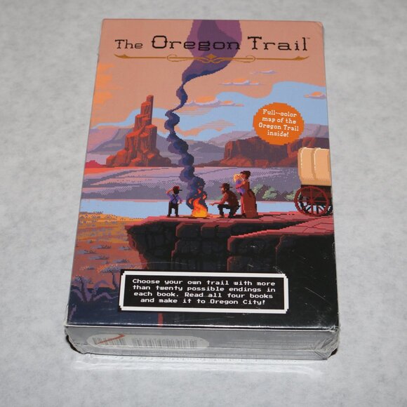 The Oregon Trail 4-Book Paperback Box Set Plus Poster Map by Jesse Wiley - Picture 2 of 3